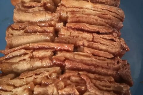 Cliquez pour zoomer ! Brioche à effeuiller à la cannelle au Thermomix