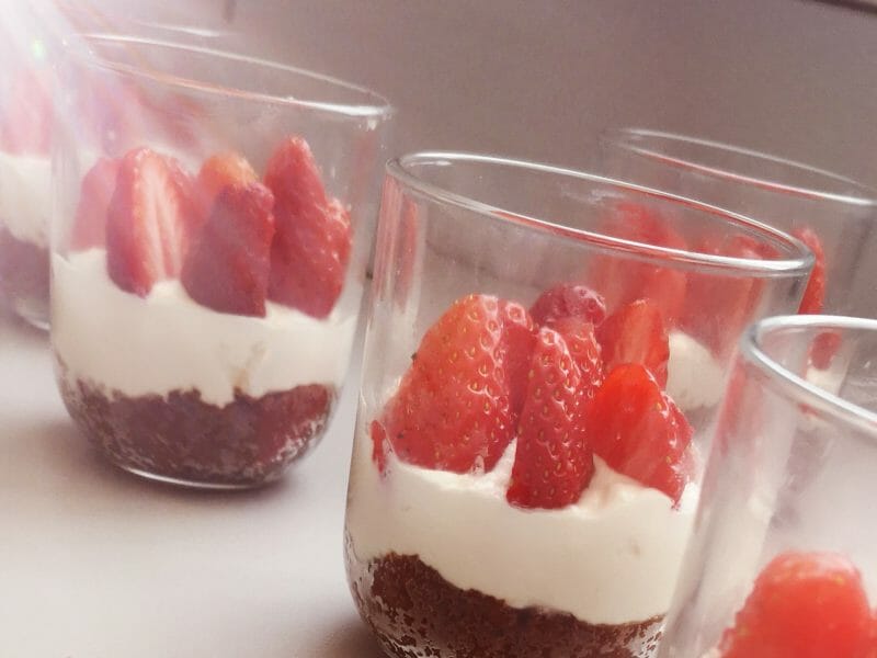 Cliquez pour zoomer ! Tarte aux fraises sans cuisson Thermomix par CathRine