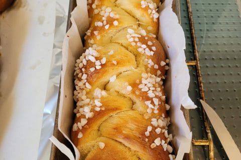 Cliquez pour zoomer ! Brioche tressée à la mie filante Thermomix par bricelois
