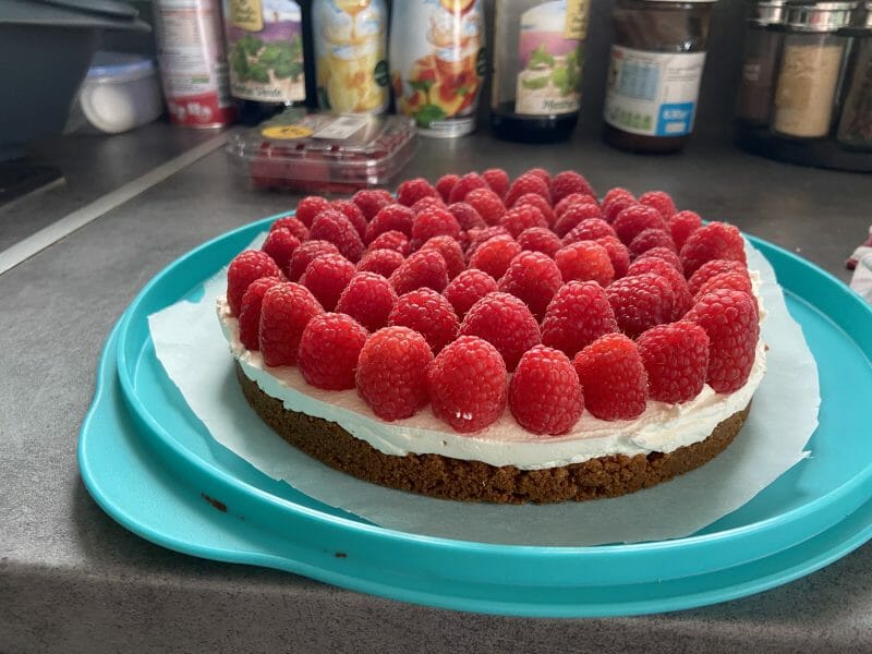 Cliquez pour zoomer ! Tarte aux fraises sans cuisson Thermomix par Talie25