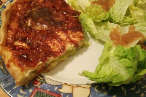 Cliquez pour zoomer ! Flamiche aux poireaux et gorgonzola au Thermomix