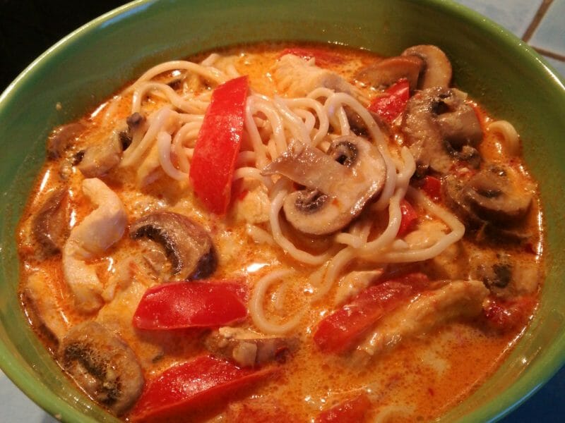 Cliquez pour zoomer ! Ramen thaï au poulet Thermomix par PatDomi