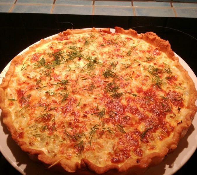 Cliquez pour zoomer ! Tarte au fenouil et saumon Thermomix par PatDomi