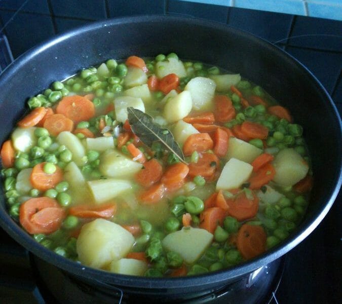 Cliquez pour zoomer ! Jardinière de légumes aux lardons Thermomix par PatDomi