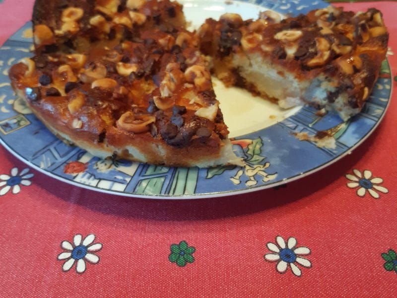 Cliquez pour zoomer ! Moelleux poires, noisettes et chocolat Thermomix par PatDomi