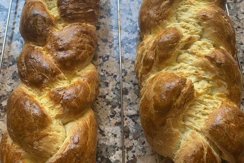 Cliquez pour zoomer ! Brioche tressée à la mie filante Thermomix par Vinou73