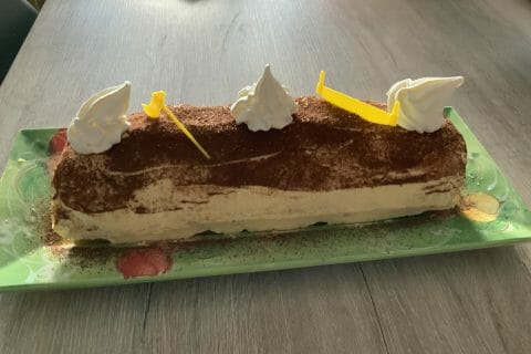 Cliquez pour zoomer ! Bûche Tiramisu Thermomix par Vinou73