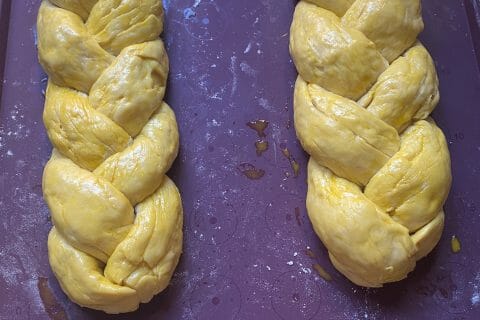 Cliquez pour zoomer ! Brioche tressée à la mie filante Thermomix par Vinou73
