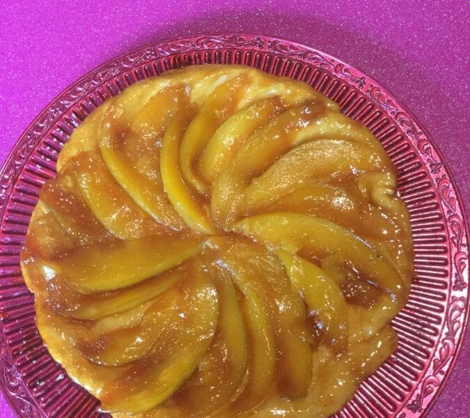 Cliquez pour zoomer ! Tarte tatin à la mangue Thermomix par Vinou73