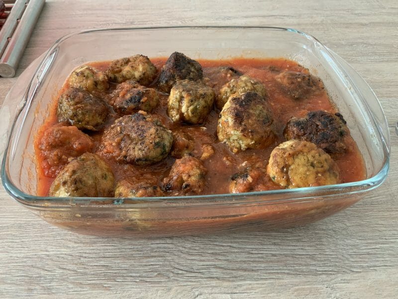 Cliquez pour zoomer ! Boulettes de poulet aux olives Thermomix par Vinou73