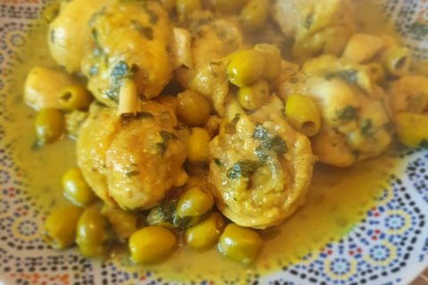 Cliquez pour zoomer ! Tajine de poulet aux olives au Thermomix