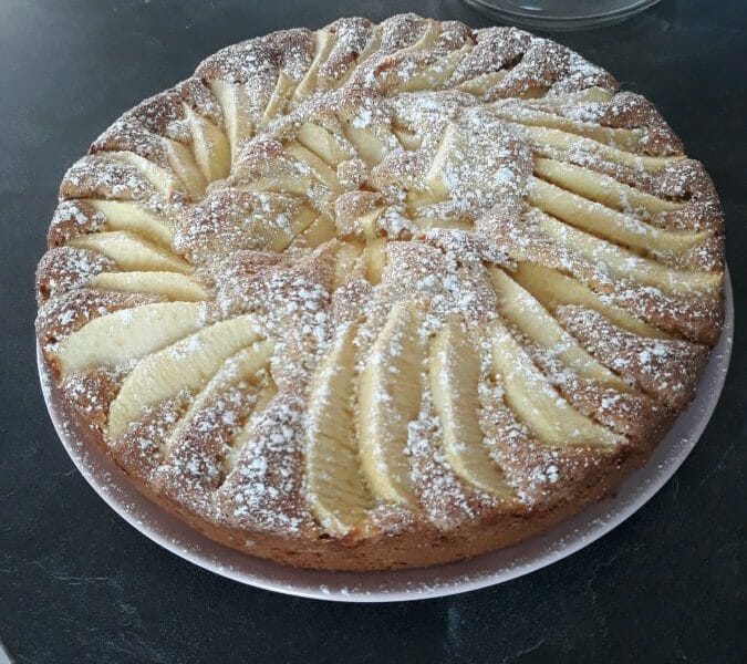 Cliquez pour zoomer ! Gâteau aux pommes et mascarpone Thermomix par Oum-Abdeljalil