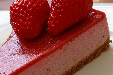 Cliquez pour zoomer ! Bavarois aux fraises Thermomix par Yelpe