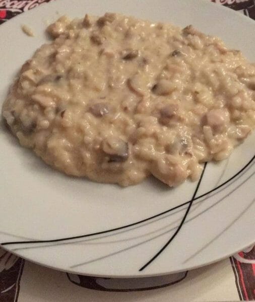 Cliquez pour zoomer ! Risotto poulet et champignons Thermomix par JustineHrn