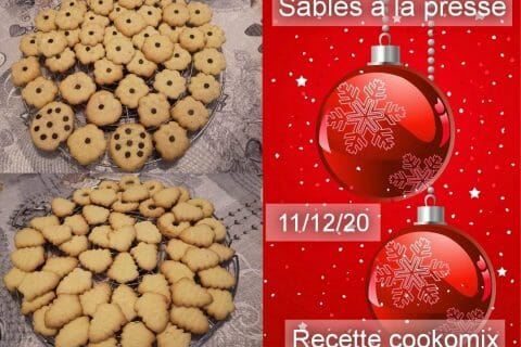 Cliquez pour zoomer ! Sablés à la presse à biscuits Thermomix par Dans la cuisine de Manue