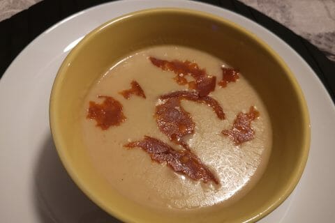 Cliquez pour zoomer ! Velouté de haricots blancs et chorizo Thermomix par Dans la cuisine de Manue