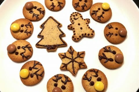 Cliquez pour zoomer ! Sablés rennes de Noël Thermomix par Dans la cuisine de Manue