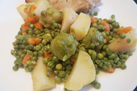 Jardinière de légumes aux lardons Thermomix par Dans la cuisine de Manue