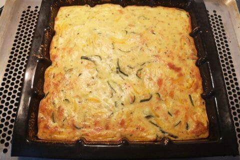 Cliquez pour zoomer ! Clafoutis courgettes et feta Thermomix par Dans la cuisine de Manue