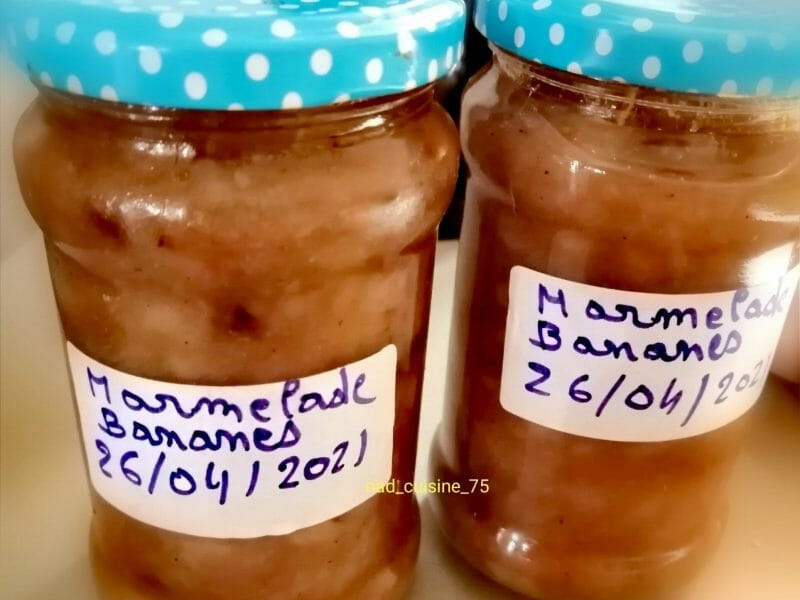 Cliquez pour zoomer ! Confiture banane, vanille et rhum Thermomix par Nadine1955