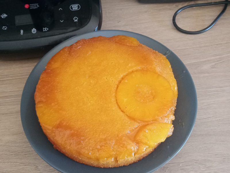 Cliquez pour zoomer ! Gâteau renversé à l’ananas Thermomix par chloe83140