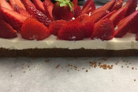 Cliquez pour zoomer ! Tarte aux fraises sans cuisson Thermomix par Manele_1