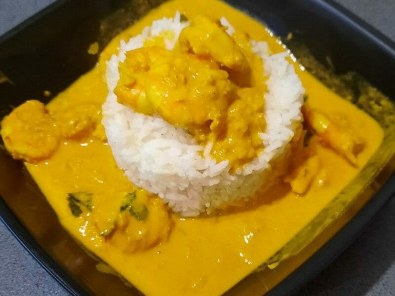 Cliquez pour zoomer ! Curry de crevettes au lait de coco Thermomix par brini67