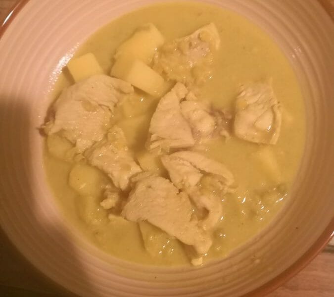 Cliquez pour zoomer ! Curry de poulet aux patates douces Thermomix par Tether