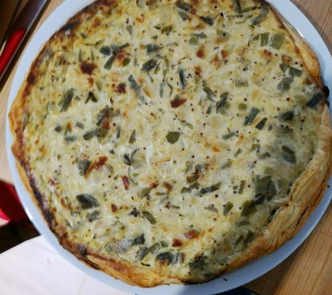 Cliquez pour zoomer ! Tarte aux poireaux Thermomix par Tether