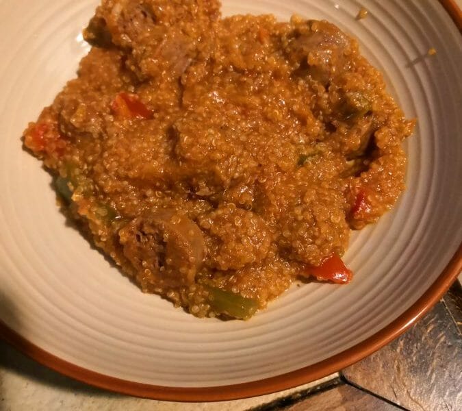 Cliquez pour zoomer ! Quinoa sauce basquaise Thermomix par Tether