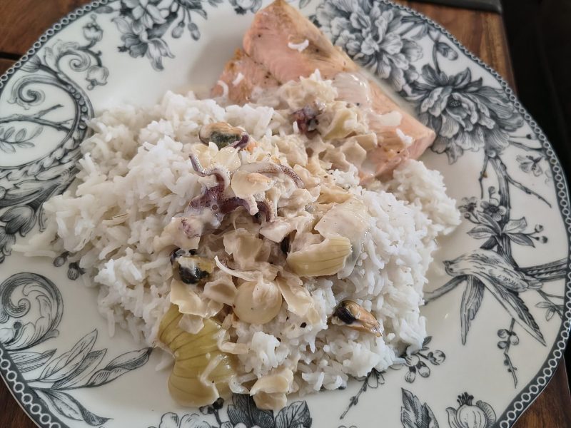 Cliquez pour zoomer ! Saumon à la sauce diéppoise Thermomix par smnthvlntn