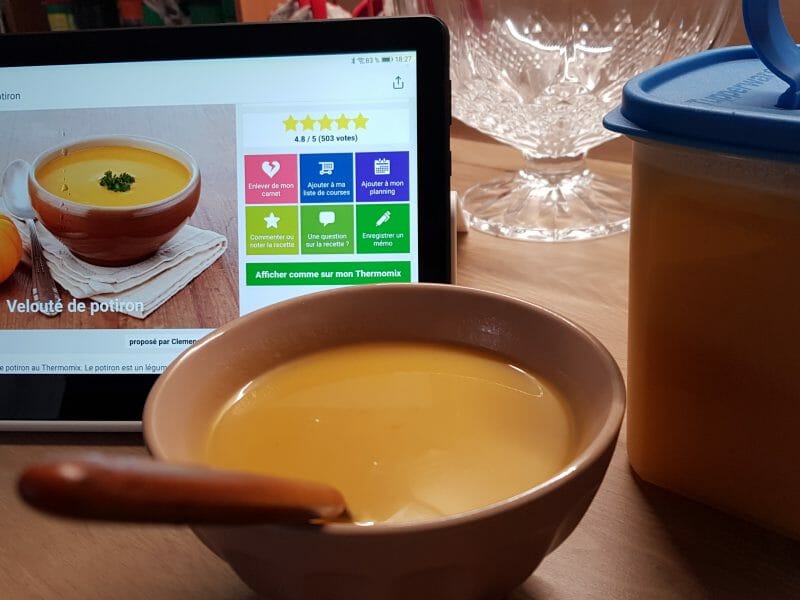 Cliquez pour zoomer ! Velouté de potiron Thermomix par Aline_8