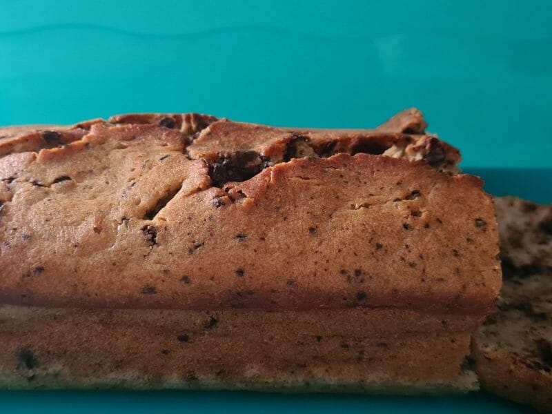 Cliquez pour zoomer ! Cake banane et pépites de chocolat Thermomix par Aline_8
