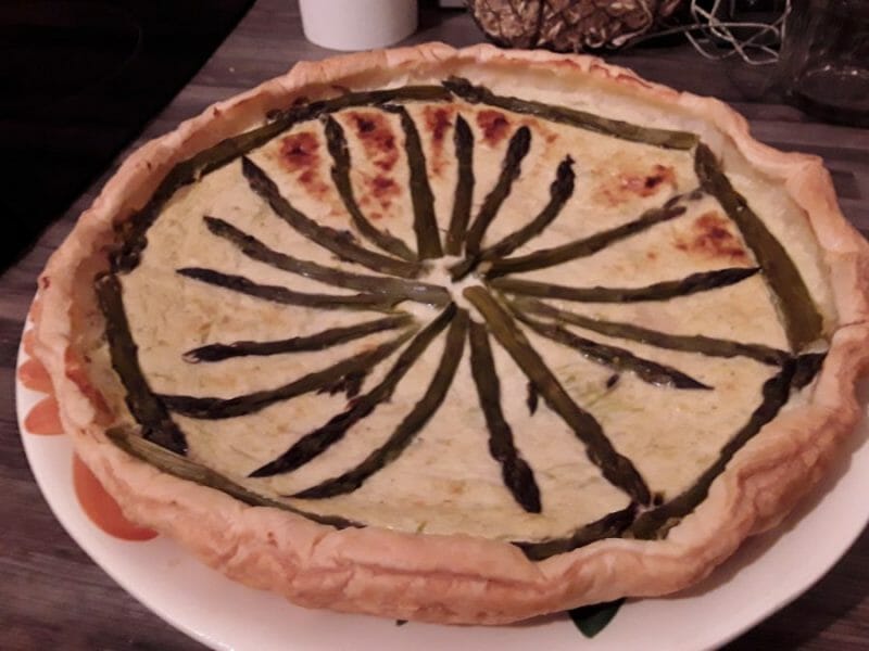 Cliquez pour zoomer ! Tarte asperges et ricotta Thermomix par Malain