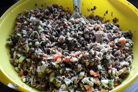 Cliquez pour zoomer ! Salade de lentilles au Thermomix
