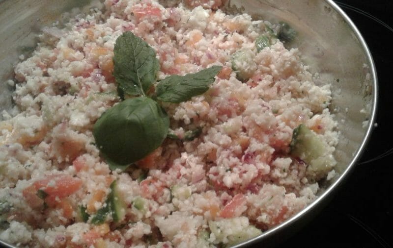 Taboulé de chou-fleur au Thermomix - Cookomix