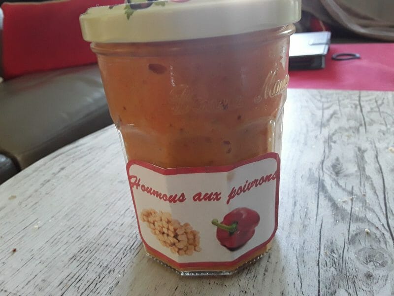 Cliquez pour zoomer ! Houmous aux poivrons rouges Thermomix par Malain