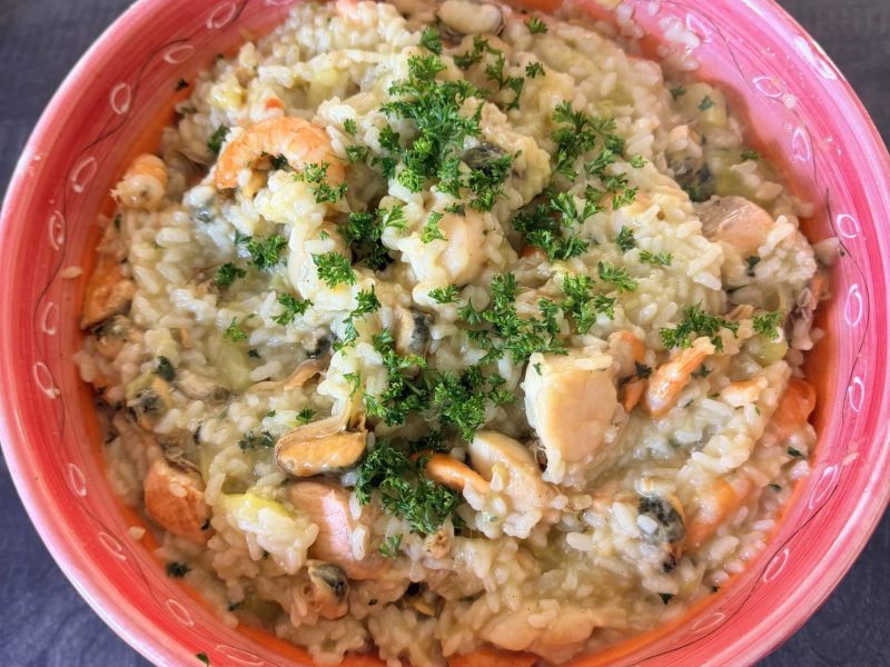Cliquez pour zoomer ! Risotto courgettes et crevettes Thermomix par audrey5980