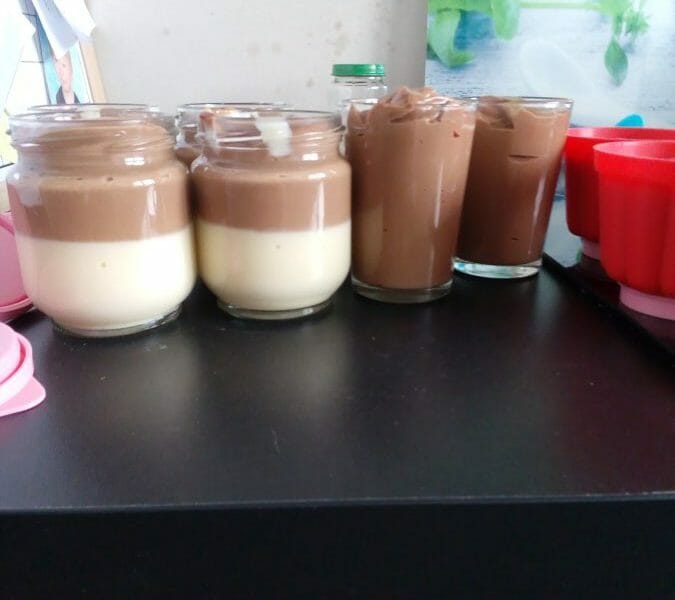 Cliquez pour zoomer ! Crème dessert au deux saveurs Thermomix par kirsten 59264