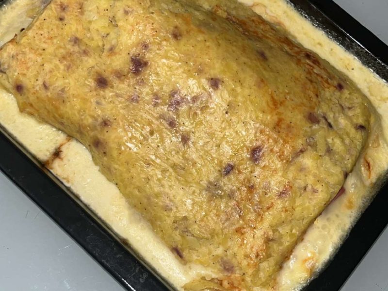 Cliquez pour zoomer ! Roulé de pommes de terre, jambon et reblochon Thermomix par kimberl