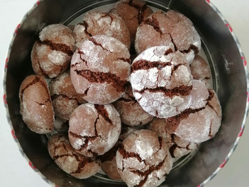 Cliquez pour zoomer ! Craquelés au chocolat Thermomix par Emilie et les gourmandes