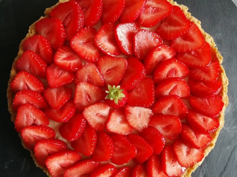 Cliquez pour zoomer ! Tarte aux fraises Thermomix par Emilie et les gourmandes