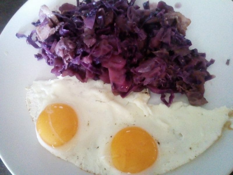 Cliquez pour zoomer ! Chou rouge, lardons et pommes Thermomix par Sylvia_BAnana