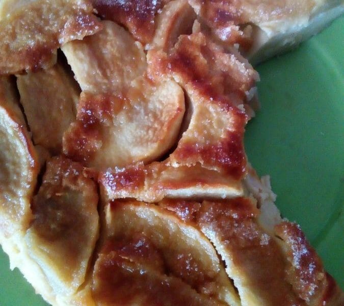 Cliquez pour zoomer ! Flognarde aux pommes (clafoutis aux pommes) Thermomix par Sylvia_BAnana