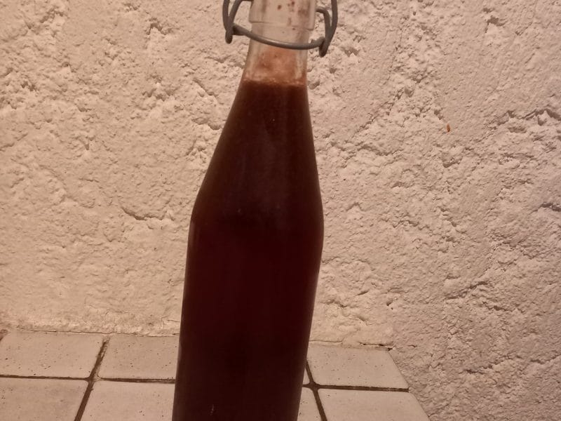 Cliquez pour zoomer ! Sirop de queues de fraises Thermomix par fabie38