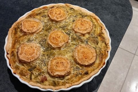 Cliquez pour zoomer ! Tarte aux poireaux Thermomix par fabie38