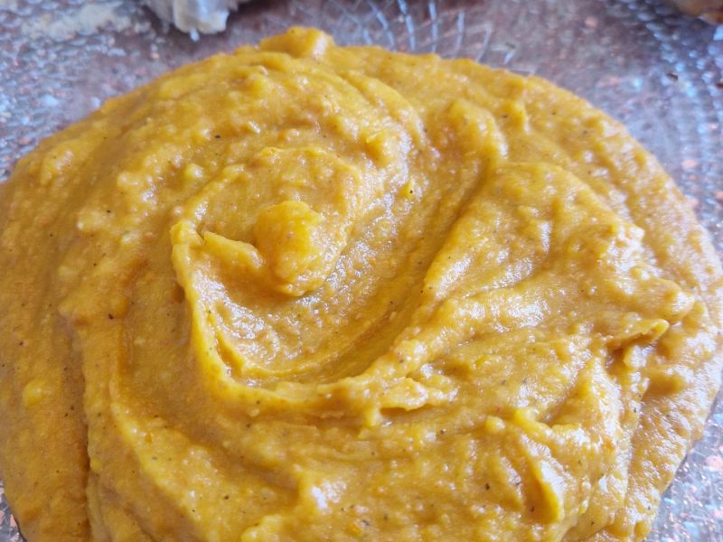 Cliquez pour zoomer ! Purée de potimarron au chorizo Thermomix par ladywina