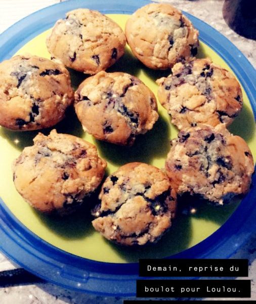 Cliquez pour zoomer ! Muffins aux myrtilles Thermomix par Kathleen_57