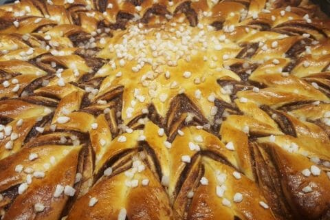 Cliquez pour zoomer ! Brioche étoilée au Nutella Thermomix par Darkpandor95