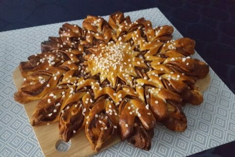 Cliquez pour zoomer ! Brioche étoilée au Nutella Thermomix par Darkpandor95